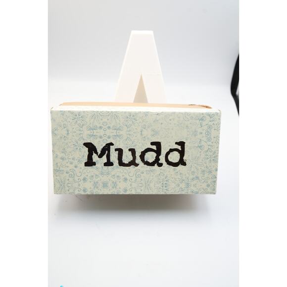 Mudd Women’s White Slide Sandals Gold Chain Accent Size 7 Platform Slip-On - Picture 1 of 13